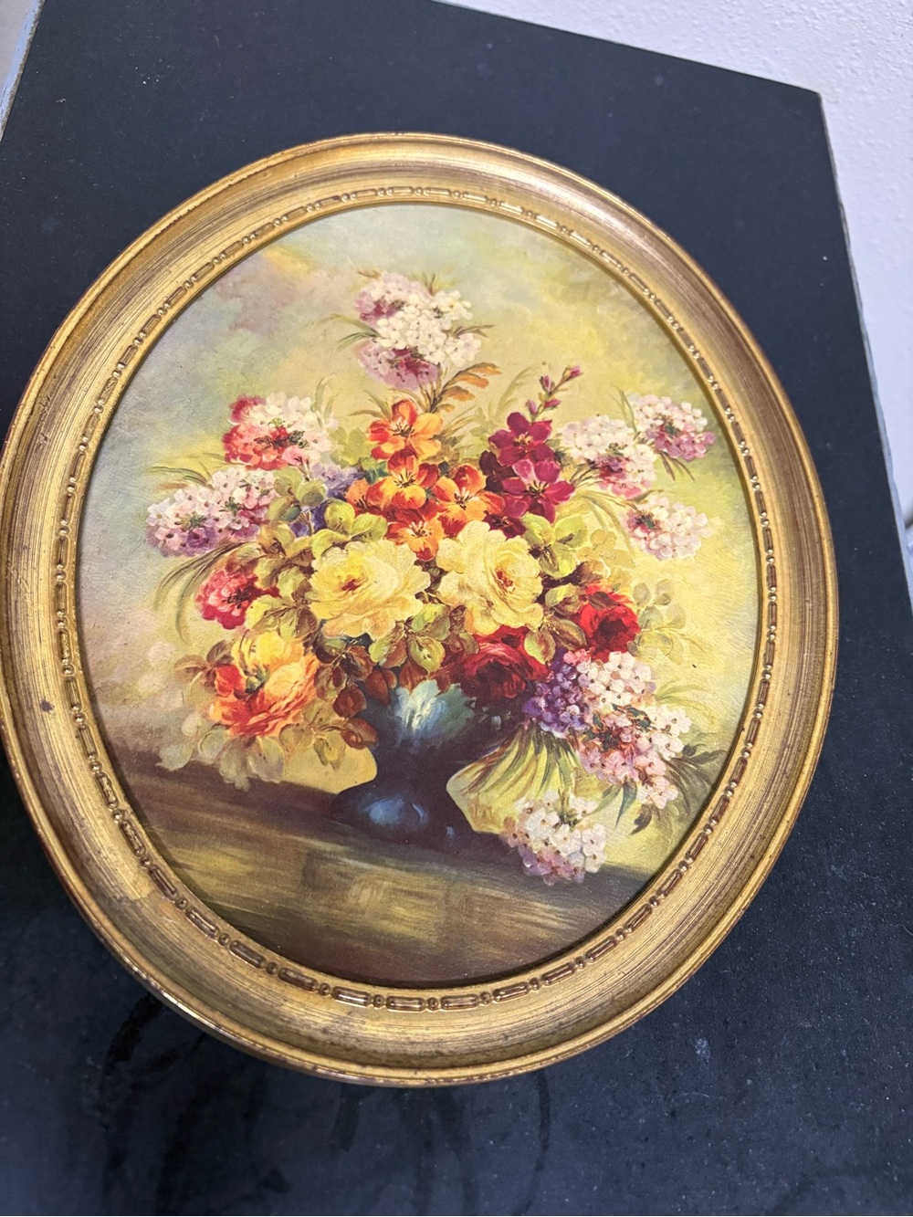 Vintage floral print 10x12
